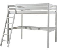 FURNLUX Loft Lit Pino Blanc 140x200cm / Couleur principale : Blanc / Dimensions : 149 x 209 x 190 cm