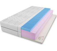 FURNLUX Matelas sans ressorts Tebe Blanc 180x200cm / Couleur principale : blanc / Dimensions : 180 x 200 x 17 cm
