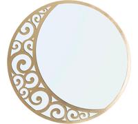 FURNLUX miroir mural Luci Gold 72cm / Couleur principale : Or / Dimensions : 72 x 72 x 1 cm