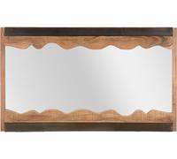 FURNLUX Miroir mural Yellowstone Marron 120cm / Couleur principale : Marron / Dimensions : 120 x 72 x 4 cm