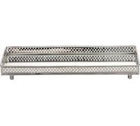 FURNLUX Plateau Bethel Argent 14cm / Couleur principale : Argent / Dimensions : 14 x 35 x 30 cm