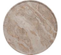 FURNLUX Plateau Ellia Beige 40cm / Couleur principale : Beige / Dimensions : 40 x 2 x 40 cm