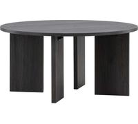 FURNLUX Table basse Askeron Noir 80cm / Couleur principale : Noir / Dimensions : 80 x 80 x 40 cm