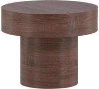 FURNLUX Table basse Malung Walnut 50cm / Couleur principale : Marron / Dimensions : 50 x 50 x 40 cm