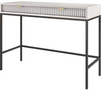 FURNLUX Table console Avon Gris 104cm / Couleur principale : Gris / Dimensions : 104 x 77 x 50 cm