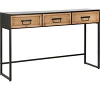 FURNLUX Table console Hanoi Beige 120cm / Couleur principale : Beige / Dimensions : 120 x 78 x 35 cm
