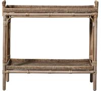 FURNLUX Table console Norah Beige 34cm / Couleur principale : Beige / Dimensions : 34 x 79 x 88 cm