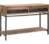 FURNLUX Table console Yellowstone Marron 118cm / Couleur principale : Marron / Dimensions : 118 x 80 x 40 cm