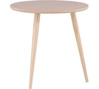 FURNLUX Table d'appoint Askim Beige 48cm / Couleur principale : Beige / Dimensions : 48 x 48 x 50 cm