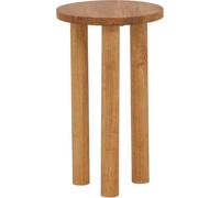 FURNLUX Table d'appoint Duxbury chêne 35cm / Couleur principale : Beige / Dimensions : 35 x 35 x 60 cm