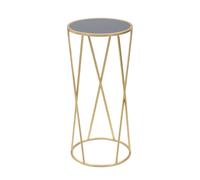 FURNLUX Table d'appoint Glamy Gold 35cm / Couleur principale : Or / Dimensions : 35 x 75 x 35 cm