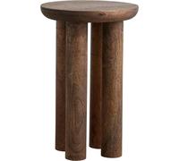FURNLUX Table d'appoint Helin Marron 32cm / Couleur principale : Marron / Dimensions : 32 x 32 x 49 cm