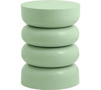 FURNLUX Table d'appoint Jubba Vert 35cm / Couleur principale : Vert / Dimensions : 35 x 35 x 48 cm