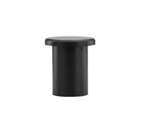 FURNLUX Table d'appoint, noire, 40 x 45 x 40 cm, 9 kg, matériau MDF, design moderne, montage nécessaire, carrée, avec instructions de montage (français non garanti)