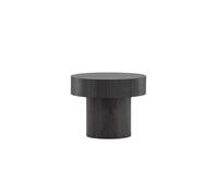 FURNLUX Table d'appoint, noire, 50 x 50 x 40 cm, 9 kg, matériau MDF, design moderne, montage nécessaire, carrée, avec instructions de montage (français non garanti)