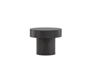 FURNLUX Table d'appoint, noire, 50 x 50 x 40 cm, 9 kg, matériau MDF, design moderne, montage nécessaire, carrée, avec instructions de montage (français non garanti)