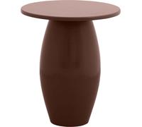 FURNLUX Table d'appoint Tarim Rouge 40cm / Couleur principale : Rouge / Dimensions : 40 x 40 x 50 cm