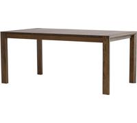 FURNLUX Table de salle à manger coulissante Chêne Foncé 95cm / Couleur principale : Marron / Dimensions : 95 x 170 x 75 cm