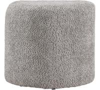 FURNLUX Tabouret Tourbillon Gris 46cm / Couleur principale : Gris / Dimensions : 46 x 46 x 41 cm