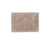 FURNLUX Tapis Beige 160 x 230 cm Polyester/Coton Poils Longs 12 kg Hauteur 6 cm Tissé pour Intérieur