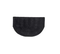 FURNLUX Tapis Demi Lune Noir 50x80x2cm Laine/Coton Textile 2kg