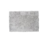 FURNLUX Tapis Gris 160x230 cm Polyester/Coton Tissé Plat 12 kg Hauteur 6 cm Rectangulaire Textile Intérieur