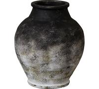 FURNLUX Vase Anna Noir 28cm / Couleur principale : Noir / Dimensions : 28 x 33 x 28 cm