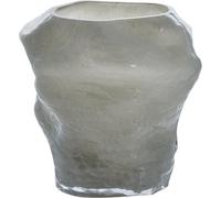 FURNLUX Vase Marinella Argent 18cm / Couleur principale : Argent / Dimensions : 18 x 20 x 20 cm