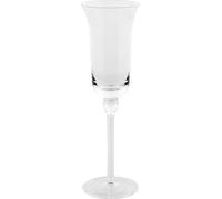 FURNLUX Verre Dauphine Blanc 7cm / Couleur principale : Blanc / Dimensions : 7 x 24 x 7 cm