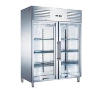 Furnotel Armoire Réfrigérée Positive Inox GN 2/1 Porte Vitrée - 1300 L