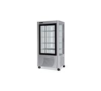 Furnotel Vitrine Réfrigérée Positive Professionnelle - 4 Faces Vitrées 540 Litres