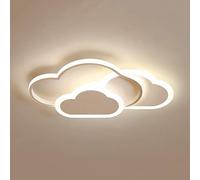 FUROMG Plafonnier pour chambre d'enfant moderne nuage créatif chambre à coucher lampe lumière,plafonnier LED en forme de nuage plafonnier lampe de plafond salon chambre d'enfant lumière
