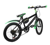 Furomg VéLo VTT pour Enfants De Ville pour Enfant GarçOn,Acier Carbone,Double Frein à Disque,VéLo 20 Pouces GarçOn Und Fille,6 Vitesses Bike Velo VéLo