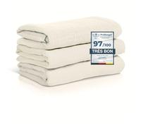 furora BABY Lange Bebe 80x80 cm, Mousseline (très Doux) en Coton Biologique (Oeko TEX 100 + GOTS) | Langes Coton bébé, Mousselines emmaillotage Bebe - Lavable à 60° (Creme)