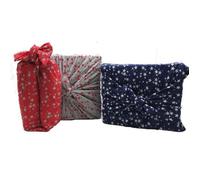 Furoshiki - ECO-CONSEILS - Tissu - Zéro déchet - Réutilisable - Mixte