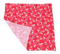 Furoshiki Japonerie Imprimé Lapin Rouge, Coton, 1 Feuille pour Présents | Tissu Souple à Présentation Décorative, Emballage , Usage École Déjeuner et Camping en Plein Air