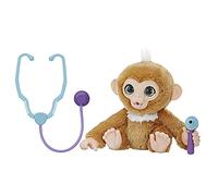 FurReal friends - Peluche Interactive Zandi, Le Bébé Singe Va Chez Le Médecin - Version Française Multicolore