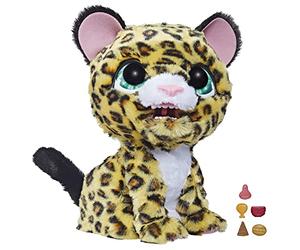 furReal Lil' Wilds, Lolly Le léopard, Peluche animatronique électronique avec Plus de 40 Sons et réactions, dès 4 Ans
