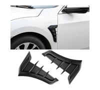 FURREN 2 Pièces Couvercle D'admission De Flux d'air De Voiture pour Nissan Micra K14 2017 2018 2019 2020 2021 2022 2023 2024, Voiture Côté Flux d'air Admission Grille évent Autocollant Décoratif