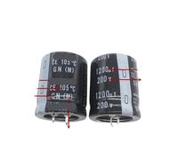 FURREN 2PCS/10PCS 1200uf 200v GX 30x35mm 200V1200uF Snap-in PSU Capacitor Condensateur Fournitures DIY(2PCS 1200uf 200v)