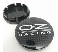 FURREN 4 Pièces Cache Moyeu pour OZ Racing 56mm, Étanche Anti-poussière, Cache Moyeux Centre de Jante Capuchons Voiture Roue Jante Décoration Accessoires,B