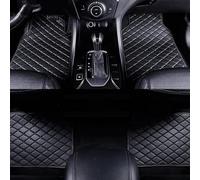 FURREN 4 Pièces Cuir Tapis de Voiture pour Lexus LS400 LS460 LS500 LS500h LS600hL, Antidérapant Imperméable Tapis de Sol Voiture Tous Temps Automobile Pied Doublure Moquette,A Blackstyle
