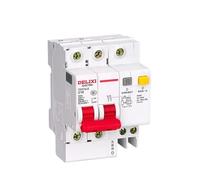 FURREN DZ47sLE Residual Current Earth Leakage Circuit Breaker 2P 10A 16A 20A 25A 32A 63A C Type (Color : 2P, Size : 32A)