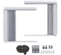 FURREN Panneaux latéraux pour climatiseur de fenêtre avec cadre, kit de remplacement réglable avec cadre en accordéon