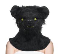 Furry Animal Head Masques |Animal Masques For Adults Plush Bear Shaped