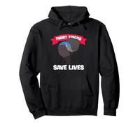 Furry Fandom Cuisses Humour Fursona Meme Convention Save Lives Sweat à Capuche