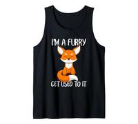 Furry Fandom Fox Fursona Pride, Dessin animé Amusant, Je suis Un Poilu Débardeur