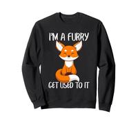 Furry Fandom Fox Fursona Pride, Dessin animé Amusant, Je suis Un Poilu Sweatshirt