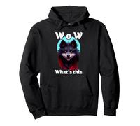 Furry Fandom Wolf Fan Fursona Funny Reaction Wow, C'est Quoi ça ? Sweat à Capuche