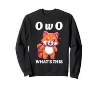Furry Fandom Wolf Fan Fursona Funny Reaction Wow, C'est Quoi ça ? Sweatshirt